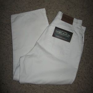 NWT - Lauren Jeans Co Capri Jean - White - 8